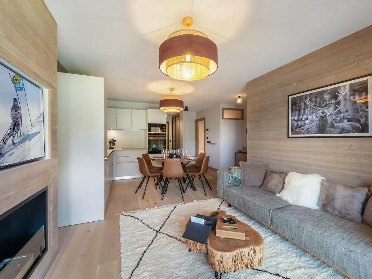 Appartement A Megeve Avec Espace Bien-Etre, Piscine, Sauna Et Salle De Sport - Fr-1-569-35 Apartament