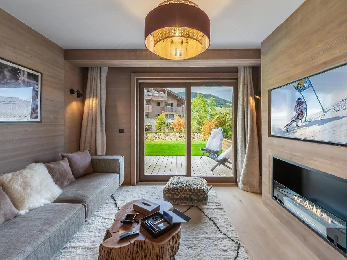 Apartament Appartement A Megeve Avec Espace Bien-Etre, Piscine, Sauna Et Salle De Sport - Fr-1-569-35