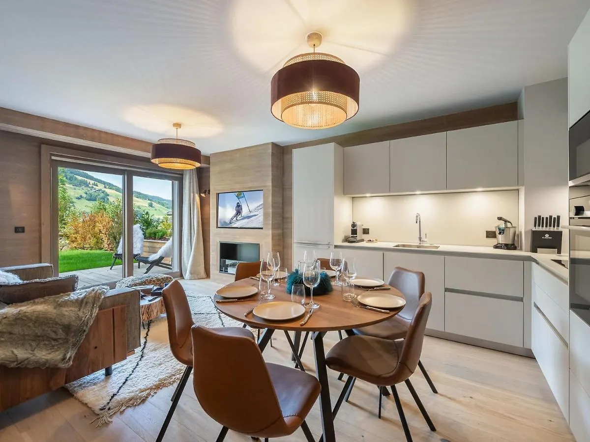Appartement A Megeve Avec Espace Bien-Etre, Piscine, Sauna Et Salle De Sport - Fr-1-569-35